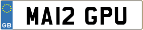 Truck License Plate